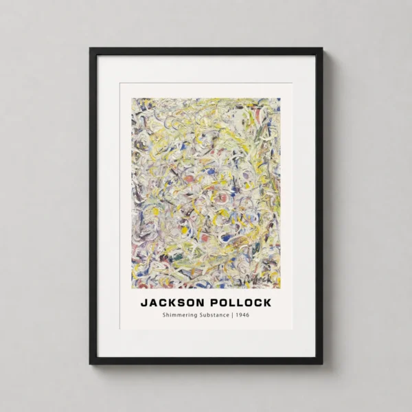 Jackson Pollock Shimmering Substance 1946 Expressionist Art Print