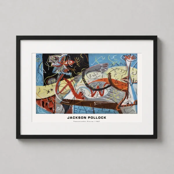 Jackson Pollock Stenographic Figure 1942 Expressionist Art Print