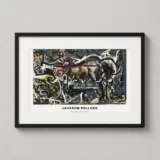 Jackson Pollock The She-Wolf 1943 Abstract Expressionist Art Print