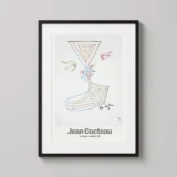 Jean Cocteau Arabesque Double Profile Surrealist Art Print