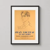 Pablo Picasso Jean Cocteau 1965 Exhibition Poster Art Print