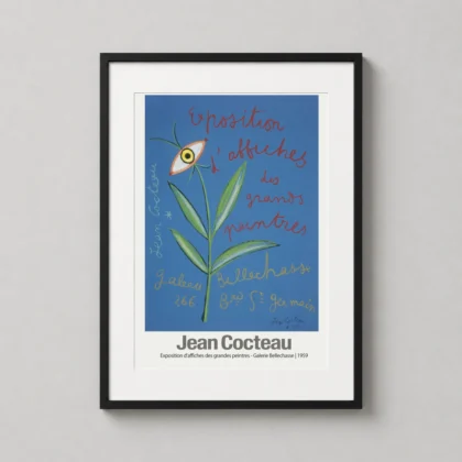Classic Jean Cocteau Poster 1959 - fine art print from MerchFuse