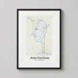 Jean Cocteau Faune aux Arabesques 1957 Surrealist Art Print