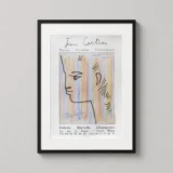 Jean Cocteau Galerie Michelle Champetier Nice Exhibition Art Print