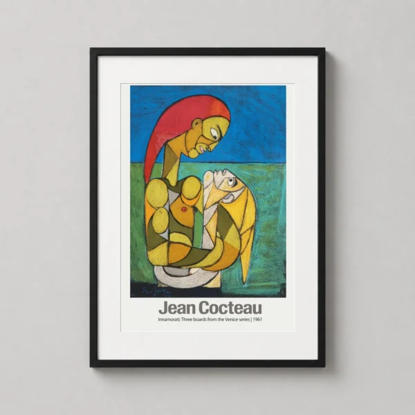 Jean Cocteau Innamorati Venice Series Abstract Art Print