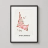 Jean Cocteau Orpheus at the Lyre 1959 French Modernist Art Print
