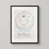 Jean Cocteau Villefranche-sur-Mer Poteries Exhibition Art Print