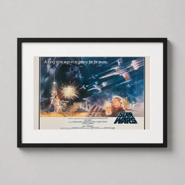 Star Wars Episode IV A New Hope 1977 Vintage Movie Poster