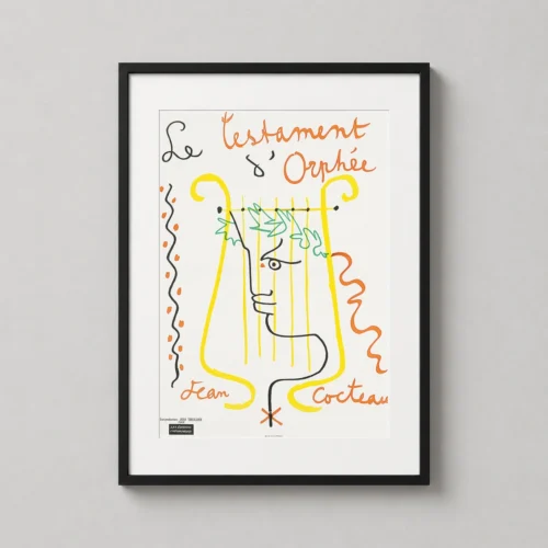 Jean Cocteau Testament of Orpheus Surrealist Art Print