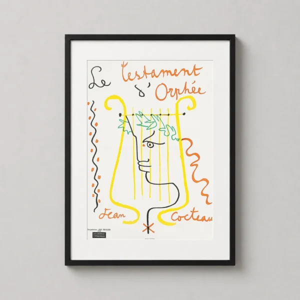 Jean Cocteau Testament of Orpheus Surrealist Art Print