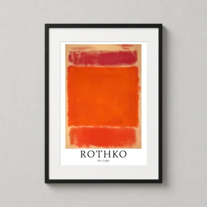 MerchFuse Mark Rothko No 1 1962 – Abstract Expressionism abstract art print with abstract character