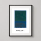 Mark Rothko No. 17 (1957) Blue and Green Abstract Art Print