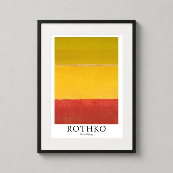Mark Rothko Untitled 1953 Abstract Expressionist Art Print