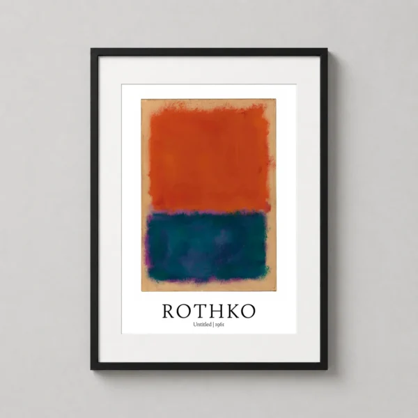 Mark Rothko Untitled 1961 Abstract Color Field Art Print