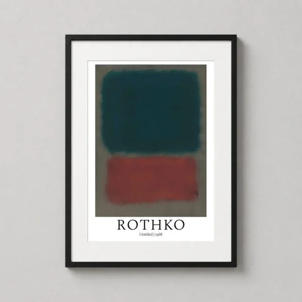 Mark Rothko Untitled 1968 Abstract Expressionist Art Print
