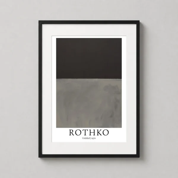 Rothko Untitled 1970 Abstract Color Field Museum Art Print