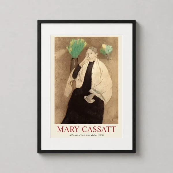 Mary Cassatt Portrait of the Artist's Mother Art Print