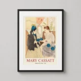 Mary Cassatt Afternoon Tea Party 1891 Impressionist Art Print
