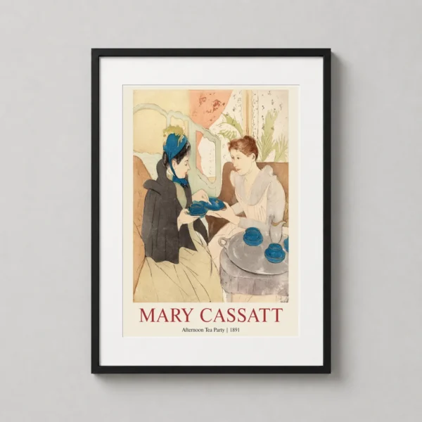 Mary Cassatt Afternoon Tea Party 1891 Impressionist Art Print