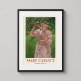 Child Picking a Fruit by Mary Cassatt Impressionist Art Print