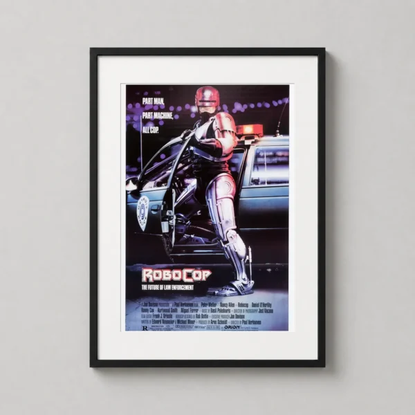 RoboCop 1987 Vintage Detroit Sci-Fi Movie Poster