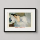 Mary Cassatt Girl Awakening 1878 Impressionist Portrait Art Print