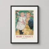 Mary Cassatt In the Garden 1893 Impressionist Art Print
