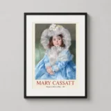 Mary Cassatt Margot in Blue 1902 Impressionist Art Print
