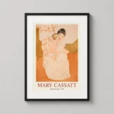 Maternal Caress by Mary Cassatt, 1891 Impressionist Art Print