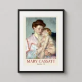 Sleepy Baby 1910 by Mary Cassatt Impressionist Art Print