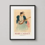 Mary Cassatt The Banjo Lesson Impressionist Art Print