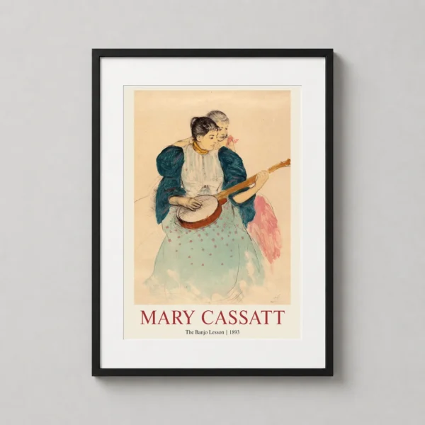 Mary Cassatt The Banjo Lesson Impressionist Art Print