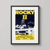 Rocky II 1979 Apollo Creed vs Balboa Movie Poster