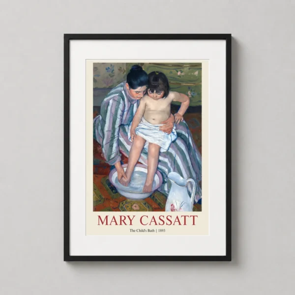 Mary Cassatt The Child's Bath 1893 Impressionist Art Print