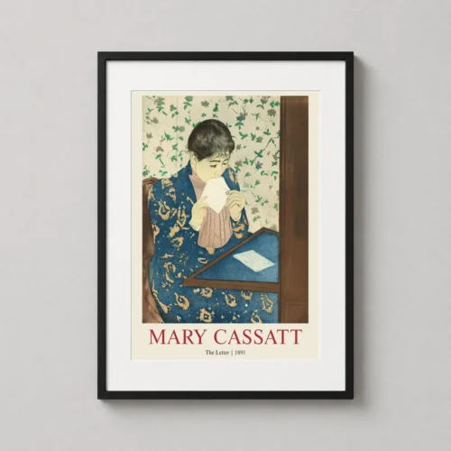 The Letter by Mary Cassatt, 1891 Impressionist Art Print