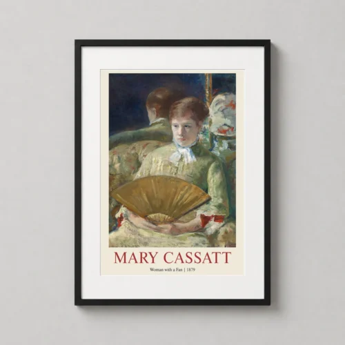Mary Cassatt Woman with a Fan 1879 Impressionist Art Print
