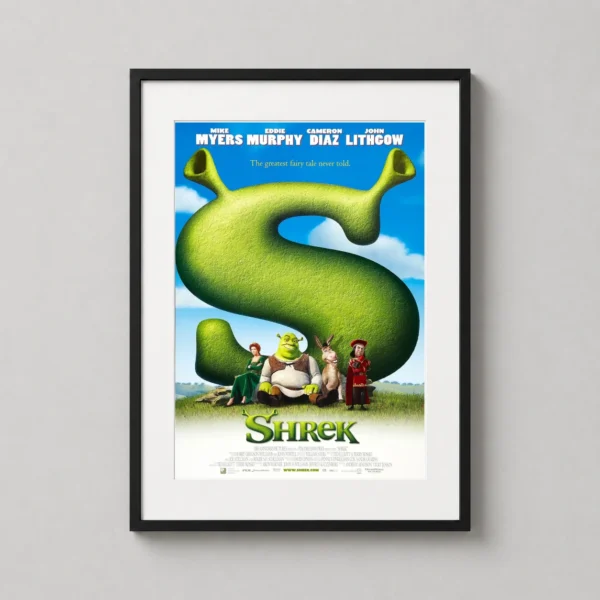 Shrek 2001 Original Theatrical Style Animated Movie Poster