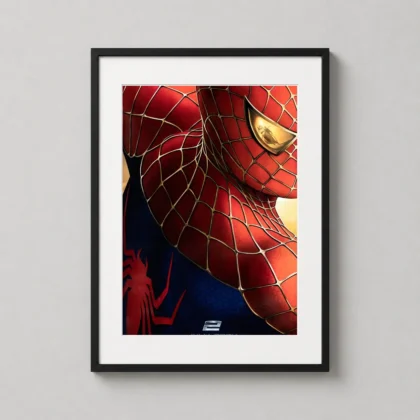 Spider-Man 2 movie poster print on 200 GSM matte paper for home theater wall decor by MerchFuse