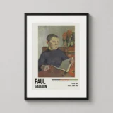 Paul Gauguin, Clovis 1886 Impressionist Portrait Art Print