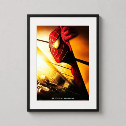 Spider-Man 2002 Teaser Movie Poster for home theater or bedroom wall decor display. by MerchFuse