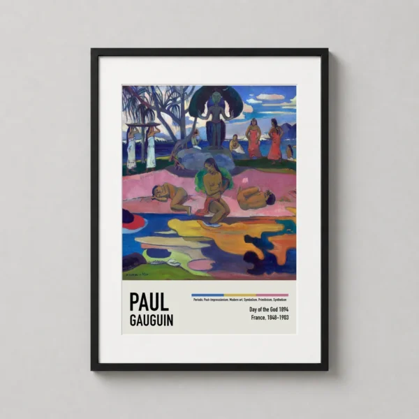 Mahana no Atua Day of the God by Paul Gauguin Art Print