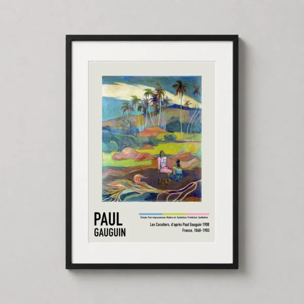 Paul Gauguin Les Cocotiers 1908 Post-Impressionist Landscape Art Print