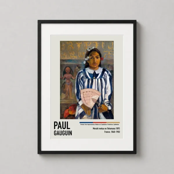 Paul Gauguin Merahi metua no Tehamana 1893 Tahitian Art Print