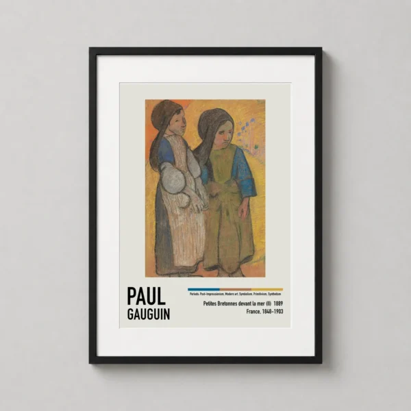 Paul Gauguin Petites Bretonnes 1889 Post-Impressionist Art Print