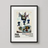 Paul Gauguin Still Life with Three Puppies Impressionist Art Print
