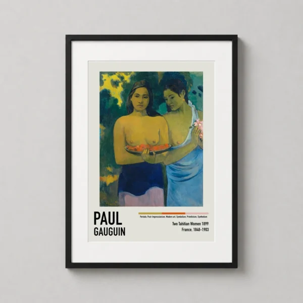 Paul Gauguin Two Tahitian Women 1899 Post-Impressionist Art Print