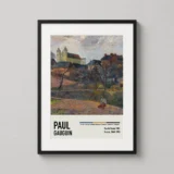 Paul Gauguin Vue de Rouen 1884 Impressionist Landscape Art Print