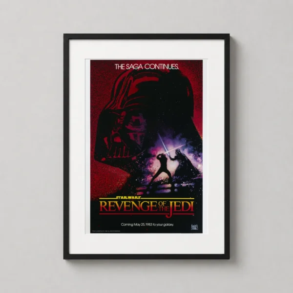 Star Wars Revenge of the Jedi 1983 Teaser Movie Poster