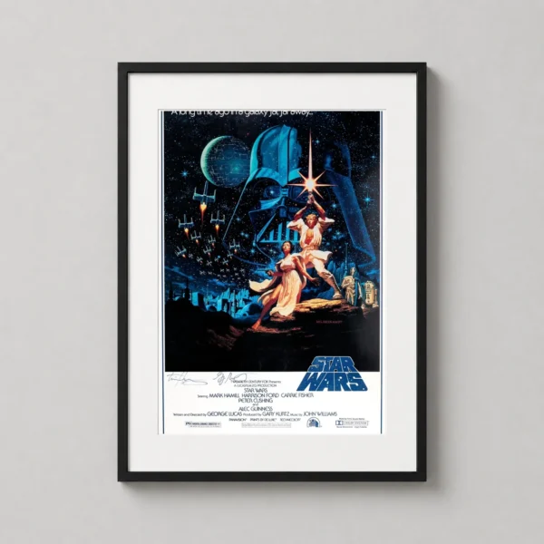 Star Wars A New Hope Hildebrandt Style B Re-Issue Movie Poster