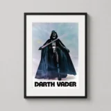 Darth Vader A New Hope 1977 Cinematic Movie Poster